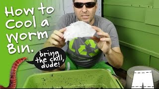 How To Modify A DIY Worm Composter For Hot Weather [upl. by Ahsitram]