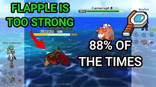 Flapple Hits Way Too Hard Pokemon Showdown Random Battles High Ladder [upl. by Arahahs]