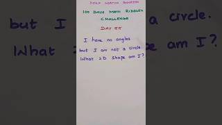 Day55 100 Days Math Riddles Challenges exam mathsriddle mathproblems mathpuzzles maths shorts [upl. by Eimmelc]