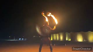 FIRE EXHIBITION AT DUBAI SAFARI [upl. by Aerdna]