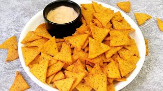 One Month Storable Snack Recipe  Evening Snacks Recipe  Nacho Chips Recipe  Homemade Nachos [upl. by Danialah148]