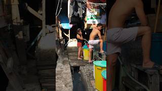 They live under the bridge walkingtour 4k tondomanila [upl. by Ellerahs419]