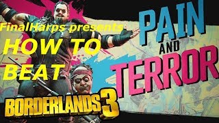 Borderlands 3 HOW TO BEAT THE AGONIZER 9000 PAIN and TERROR BOSS GUIDE [upl. by Otilopih]