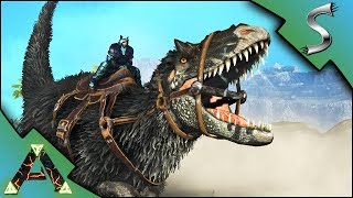 TAMING A HIGH LEVEL YUTYRANNUS  Ark RAGNAROK DLC Gameplay E31 [upl. by Htirehc]