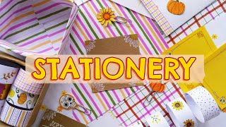 COOL DIY STATIONERY 4 🌜CALENDAR WASHI TAPE BOOKMARKORIGAMI BOX etc🌛 HOMEMADE SCHOOL SUPPLIES [upl. by Datnow]