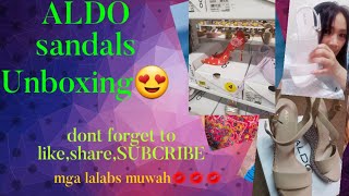 ALDO Sandals Unboxing🛍👡👡 [upl. by Parshall326]