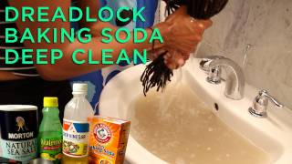 Dreadlocks Baking Soda Deep Clean TutorialReview [upl. by Atteuqaj71]