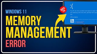 Fix Windows MEMORY MANAGEMENT Error  BLUE SCREEN  BSOD Error on Windows 1110 100 SOLVED [upl. by Fontes]