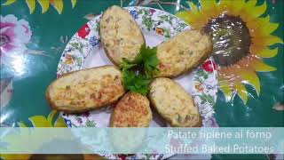 Patate ripiene al forno così buone che tutti ti chiederanno la ricetta😍 Stuffed Baked Potatoes [upl. by Laersi]