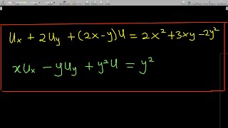 Method of Characteristics  Solving first order nonHomogeneous Partial Differential Equation 1 [upl. by Pathe]