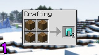 Minecraft 120 But The Crafting Is Random 1 [upl. by Aihceyt11]