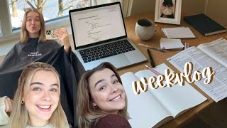 toetsweek en haar blond verven weekvlog 7  Merel Logemann [upl. by Saree]