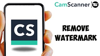 How to Remove Watermark from CamScanner [upl. by Tabbitha]