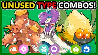 NEW Pokemon with UNUSED Type Combos [upl. by Chane]