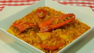 Receta fácil de arroz meloso de bogavante [upl. by Scherman]