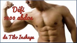 DÉFI 1000 ABDOS de Tibo Inshape  by SelfMadeTraining [upl. by Anstus]