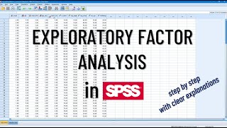 Validity Analysis  Exploratory Factor Analysis  From Prerequisites to Writing the Report [upl. by Nyladnohr992]