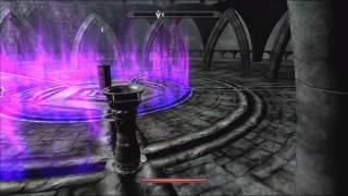 Skyrim Dawnguard Walkthrough for Dimhollow Cavern Puzzle awakening brazier Crypt puzzle [upl. by Ecinert]