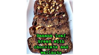 How to make banana bread  banana cake recipe [upl. by Odlamur]