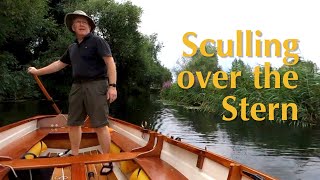 Stern Sculling in a Tideway Dinghy [upl. by Fidela192]