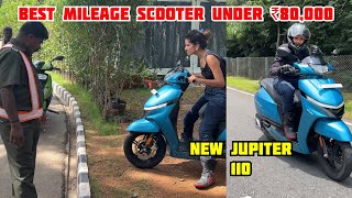 TVS Jupiter 110 ride review TVS Jupiter 110 Mileage [upl. by Heigho518]