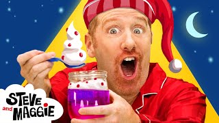 Yummy Ice Cream Finger Family Story for Kids with Steve and Maggie  Food and Family Song for Kids [upl. by Niabi]