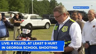 4 killed at least 9 hurt in Georgia school shooting [upl. by Enilkcaj966]