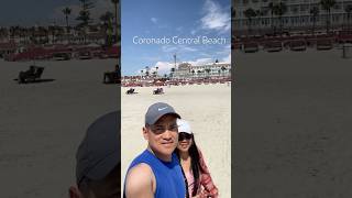 Coronado Central Beach  San Diego CA 🇺🇸 coronadoisland sandiego california travel enjoylife [upl. by Aihtyc269]