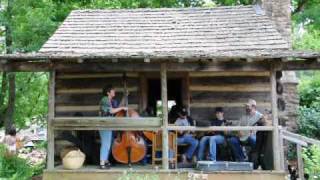 Bluegrass jam on the porch of Big Holly Cabin [upl. by Danie]