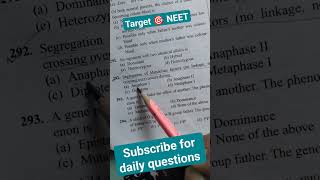 Principles of inheritance and variation class 12 NEET PYQ series biology neet ncert neetpyq [upl. by Germana]