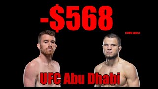 UFC Abu Dhabi  Betting Recap [upl. by Aseeram416]