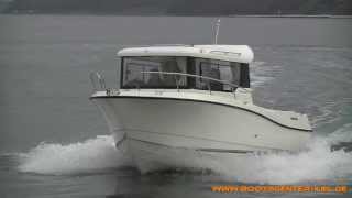 Quicksilver Captur 675 Pilothouse  Mercury F 150 XL EFI [upl. by Ekihc994]