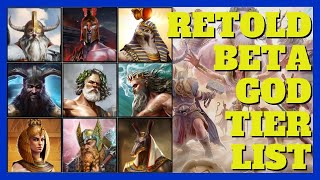 Retold Beta Tier List  100 Accurate  aom ageofempires [upl. by Michel]