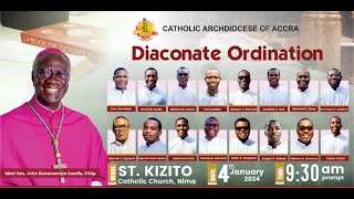 ACCRA ARCHDIOCESAN 2024 DIACONATE ORDINATION [upl. by Chuch]