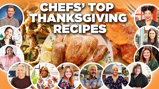 Food Network Chefs Top Thanksgiving Recipe Videos [upl. by Ayimat]