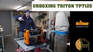 Unboxing Triton TPT125 TritonTools MastersOfWood [upl. by Beaston722]