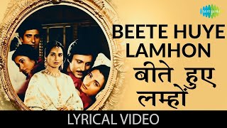 Beete Huye Lamho  Lyrics  Mahendra Kapoor  Nikaah  Raj Babbar  Salma Agha  Old Hindi Song [upl. by Gaylord100]