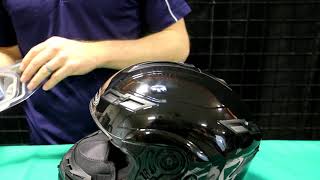 How to Change the Shield on a GMAX GM54S Helmet [upl. by Eboh]