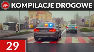 Wykroczenia kolizje i niebezpieczne sytuacje na drogach  Kompilacje Drogowe 29 [upl. by Vince630]