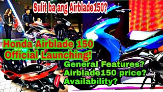 Airblade150 OFFICIAL LAUNCHING  Coco Martin amp Yassi Pressman Launched the Honda Airblade 150 [upl. by Eycal]