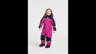 505464 322  Didriksons Neptun Snowsuit Plastic Pink [upl. by Ariem361]