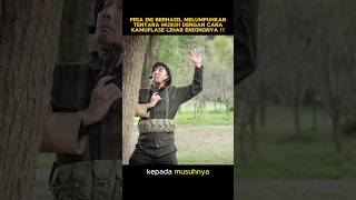 Pria ini berhasil melumpuhkan tentara musuh dengan cara kamuflase alur alurcerita shortvideo fyp [upl. by Grannias]