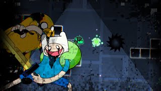 quotSuffering Siblingsquot  FNF Pibby Apocalypse vs Glitched Finn amp Jake  Geometry Dash 21 Layout [upl. by Siduhey]