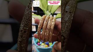 Beautiful micro gold plated bangles just 550 freeship 6301552655viraltrendingbangles [upl. by Sproul]