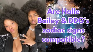 Are Halle Bailey amp DDG’s zodiac signs compatible [upl. by Eiramana]