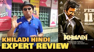 Khiladi Movie EXPERT REVIEW By Vijay Ji  Mass Maharaja Ravi Teja  Hindi Dubbed  Tollywood Film [upl. by Ahcarb]