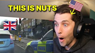 American reacts to UK Police Chasing and Ramming Moped Thieves [upl. by Hasen164]