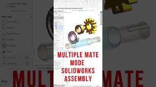 Multiple Mate Mode in Solidworks Assembly [upl. by Linell]