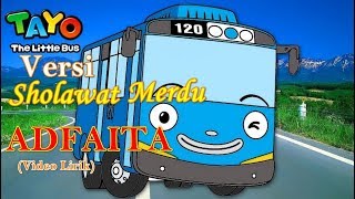 ADFAITA Versi TAYO Bus Kecil  ADFAITA NISSA SABYAN cover Tayo Lirik dan arti  Adfaita Lyrics [upl. by Julide]