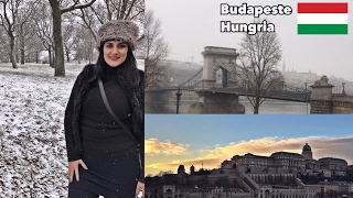 VLOG  BUDAPESTE HUNGRIA  Neve passeios e muito mais [upl. by Ssej]